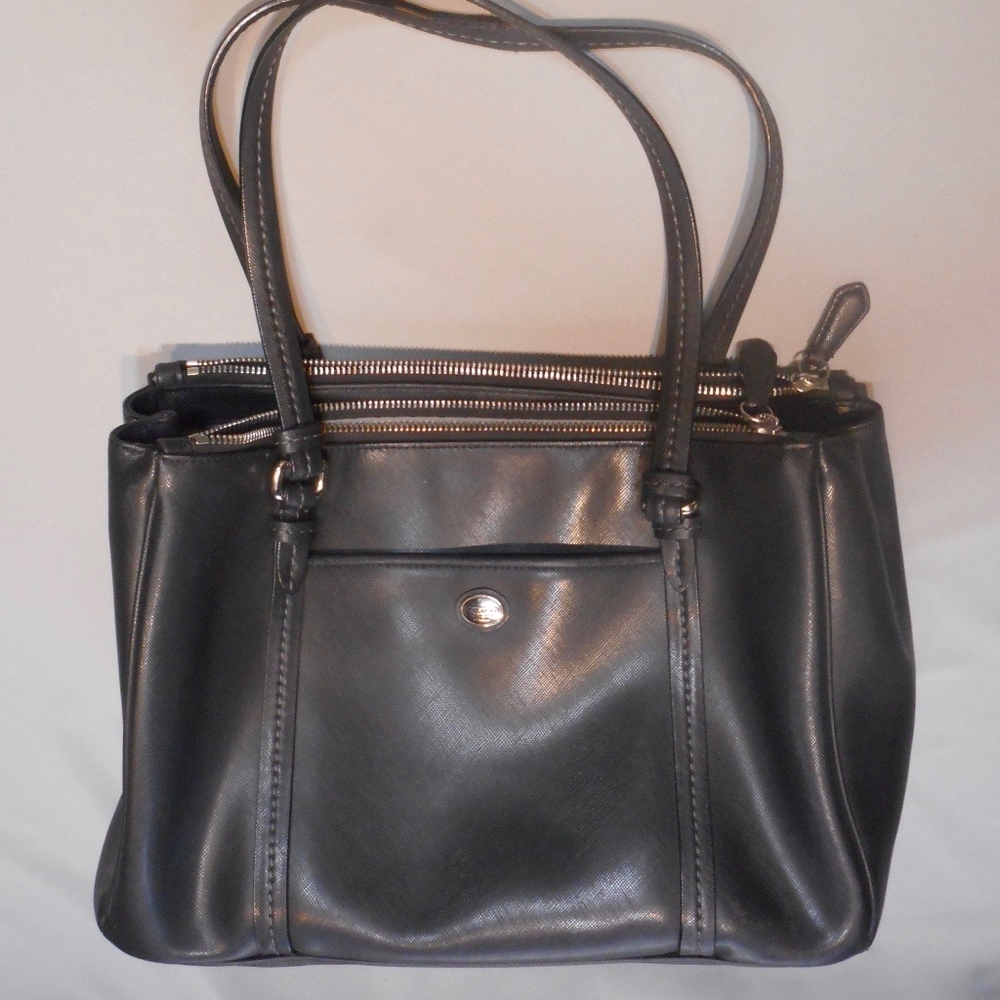 black coach bag